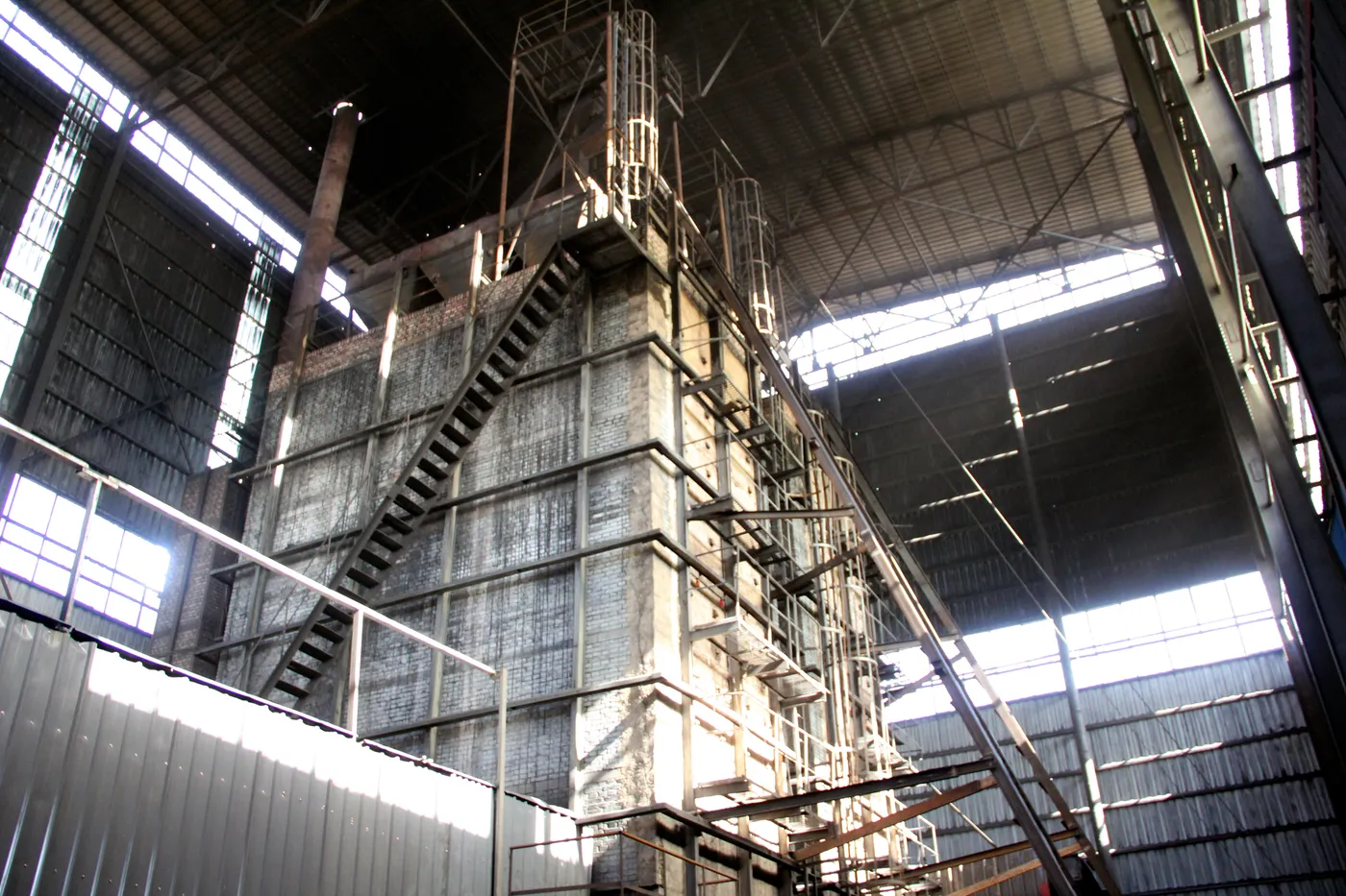 Calcination furnace producing calcined anthracite coal (CAC) at Panson Carbon